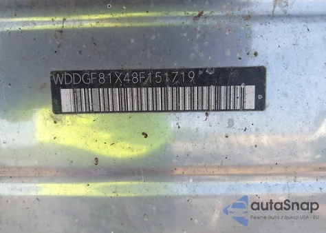 2008 Mercedes-Benz C 300 Luxury 4Matic z USA, uszkodzony, nr VIN WDDGF81X48F151719